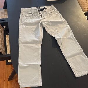 Theory Men's Straight Jeans in Light Gray